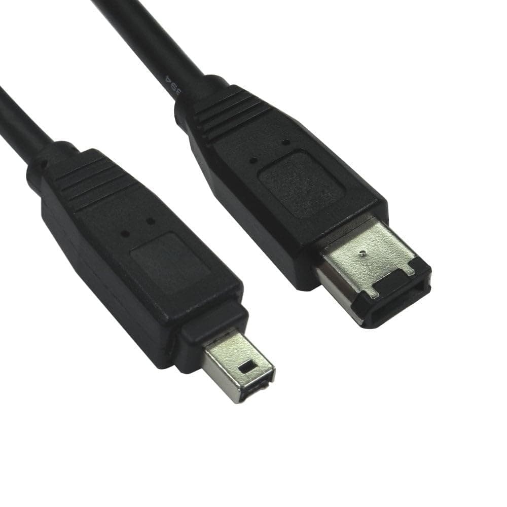 Cables Direct 3m 6-Pin Male to 4-Pin Male Firewire Cable - Image 1