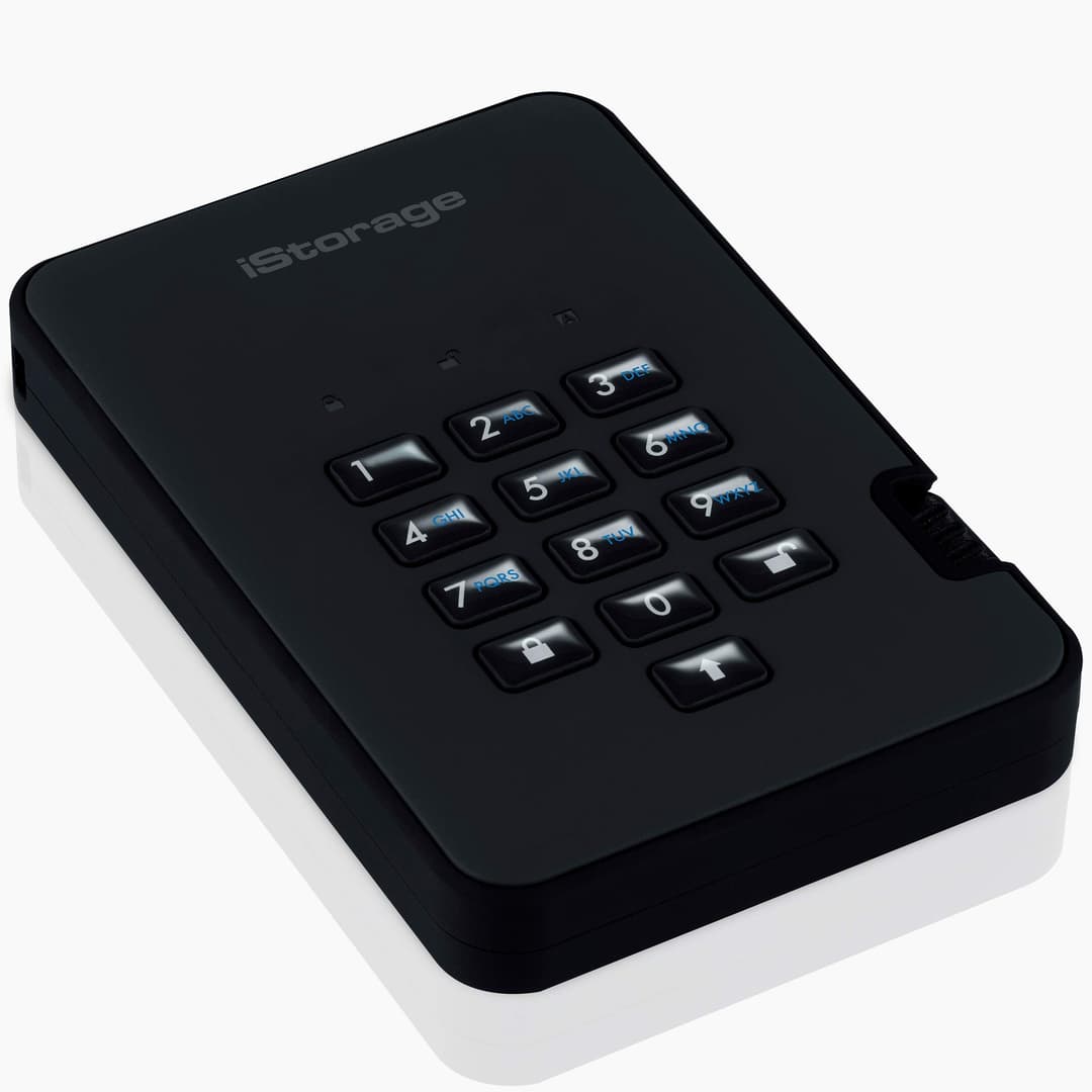 iStorage diskAshur2 SSD 2TB Black - Secure Portable Solid State Drive - Image 2