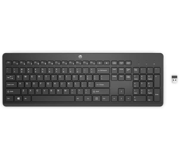 HP 230 Wireless Keyboard - Black - Image 1