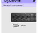 HP 230 Wireless Keyboard - Black thumbnail 5