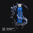 iStorage datAshur PRO 64 GB | Secure Flash Drive | FIPS 140-2 Level 3 Certified| NLNCSA DEP-V Certified | NATO Restricted Certified |AES-XTS 256-bit Hardware Encryption | PIN protected | Dust/Water Resistant thumbnail 3