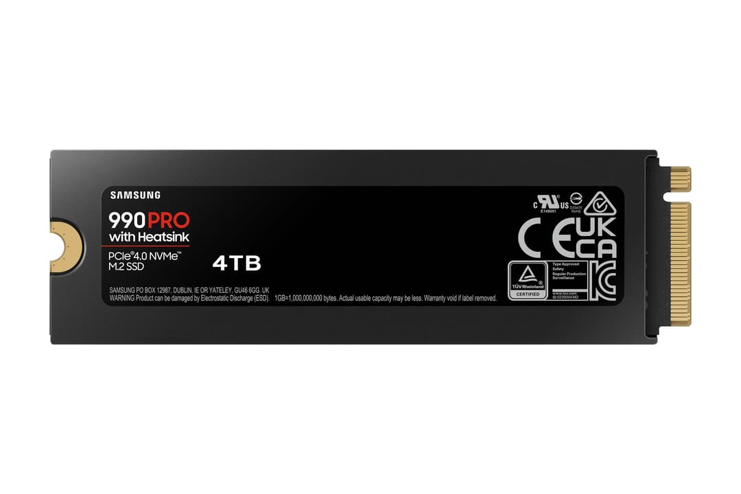 Samsung 990 PRO with Heatsink M.2 4 TB PCI Express 4.0 V-NAND TLC NVMe - Image 2