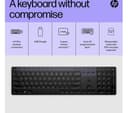 HP 450 Programmable Wireless Keyboard - Black thumbnail 3
