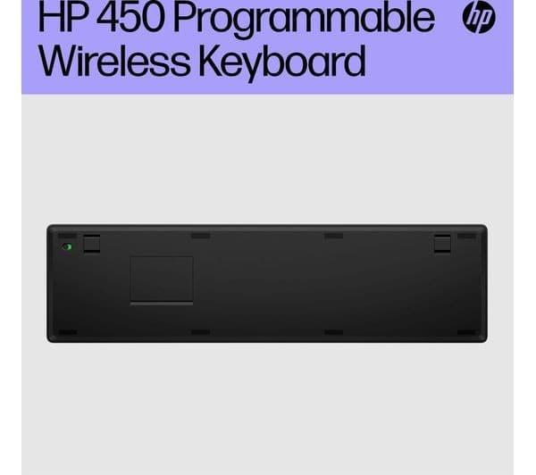 HP 450 Programmable Wireless Keyboard - Black - Image 10