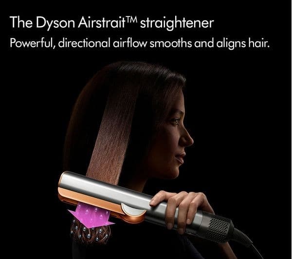 Dyson Airstrait HT01 Hair Straightener Nickel & Copper - Image 2