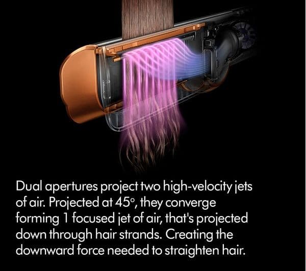 Dyson Airstrait HT01 Hair Straightener Nickel & Copper - Image 7