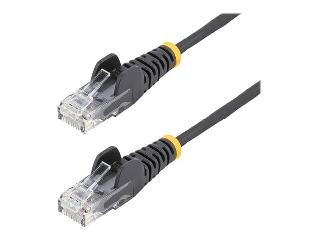 StarTech Slim LSZH CAT6 Snagless Patch Cable 2m - Black (N6PAT200CMBKS) - Image 3