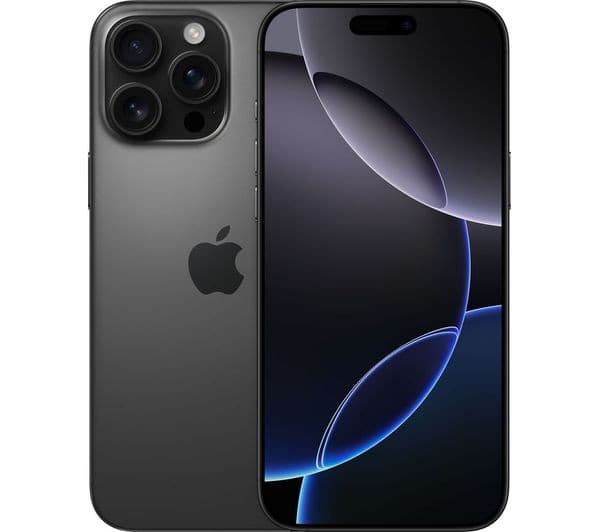 APPLE iPhone 16 Pro Max - 256 GB, Black Titanium - Image 1