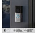 RING Battery Video Doorbell Pro 1536p HD+ 3D Motion Detection Two-Way Talk - Satin Nickel thumbnail 4