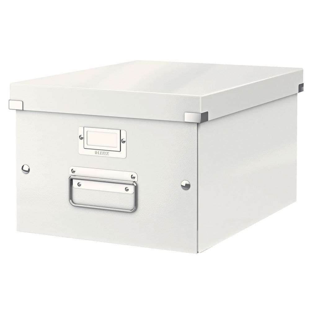Leitz 60440001 Click & Store WOW Medium A4 Storage Box White - Image 1