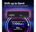 Crucial P310 1TB M.2 2280 PCIe 4.0 NVMe Internal SSD thumbnail 2