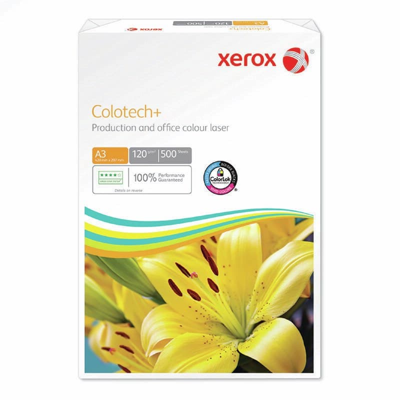 Xerox Colotech+ 003R99010 printing paper A3 (297x420 mm) 120gsm 500 sheets White