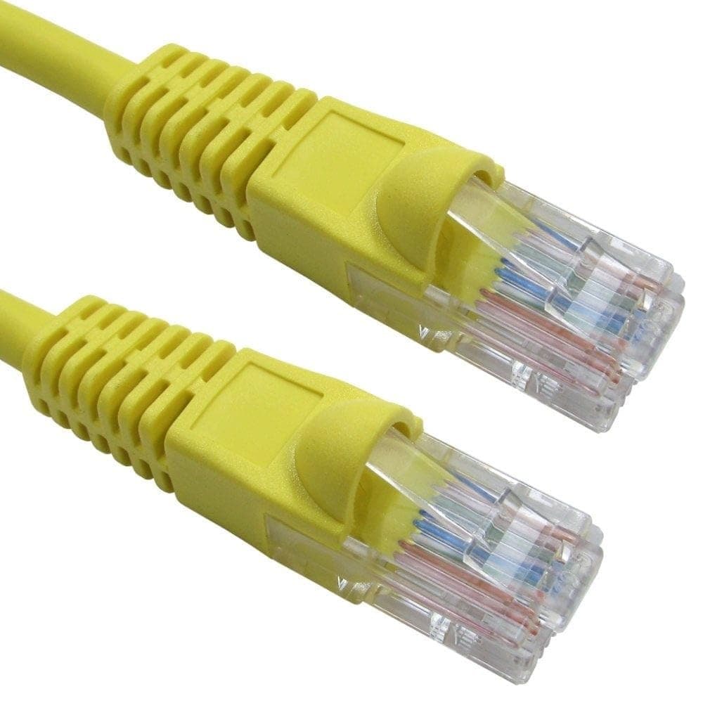 Cables Direct 20m CAT5E Patch Cable (Yellow)