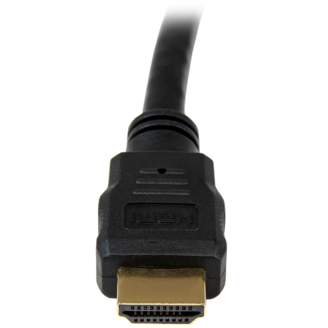 StarTech.com 2m (6ft) HDMI Cable - 4K High Speed HDMI Cable with Ethernet - UHD 4K 30Hz Video - HDMI 1.4 Cable - Ultra HD HDMI Monitors, Projectors, TVs & Displays - Black HDMI Cord - M/M - Image 3