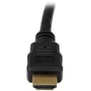 StarTech.com 2m (6ft) HDMI Cable - 4K High Speed HDMI Cable with Ethernet - UHD 4K 30Hz Video - HDMI 1.4 Cable - Ultra HD HDMI Monitors, Projectors, TVs & Displays - Black HDMI Cord - M/M thumbnail 3