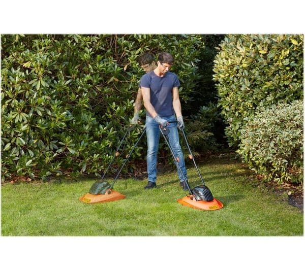 BLACK + DECKER BEMWH551-GB Corded Hover Lawn Mower - Black & Orange - Image 5