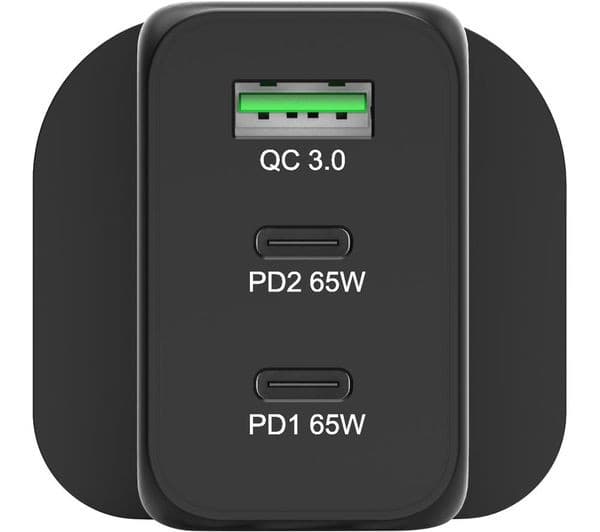 PORT DESIGNS PORT Connect 3-Port USB Wall Charger Black - Image 5