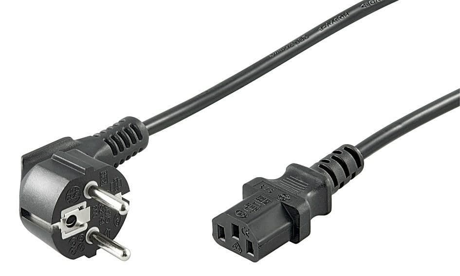 Power Cord 1m Black IEC320