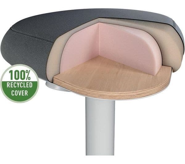 LEITZ Ergo Active Standing Stool - Grey - Image 3