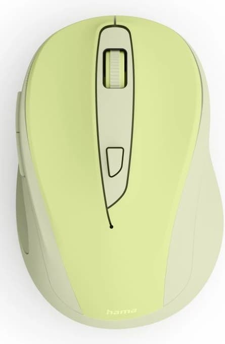 Hama WM-400 Office Mouse, Right-hand, RF Wireless, Optical, 1600 DPI - Green - Image 1