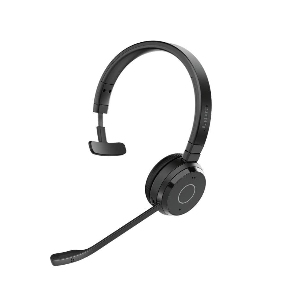 Jabra Evolve 65 TE MS Mono Wireless Bluetooth Headset with Jabra LINK 390 USB-A - Image 1