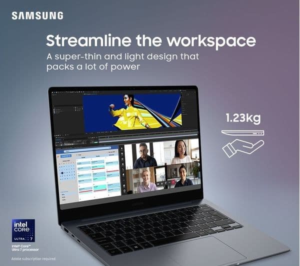 Samsung Galaxy Book4 Pro 14 Inch Laptop Intel Core Ultra 7 155H 16GB 512GB - Grey - Image 4