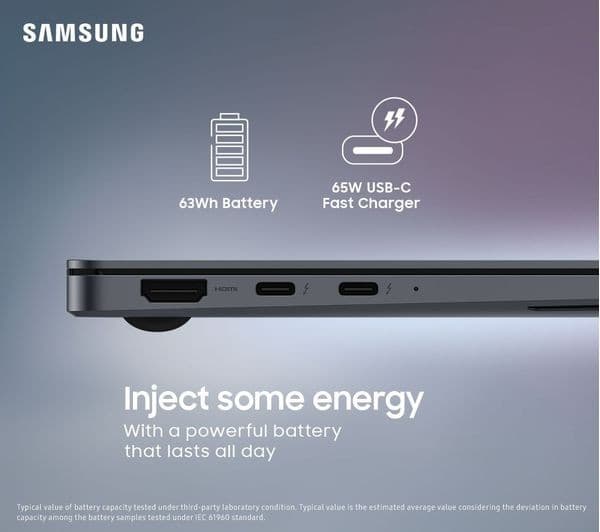 Samsung Galaxy Book4 Pro 14 Inch Laptop Intel Core Ultra 7 155H 16GB 512GB - Grey - Image 9