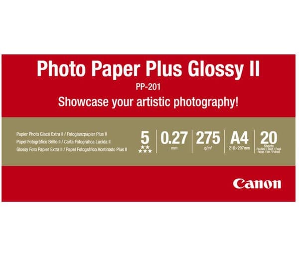 CANON A4 Glossy Photo Paper - 20 Sheets - Image 2