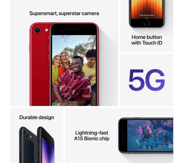 APPLE iPhone SE3 64GB Midnight - Image 9