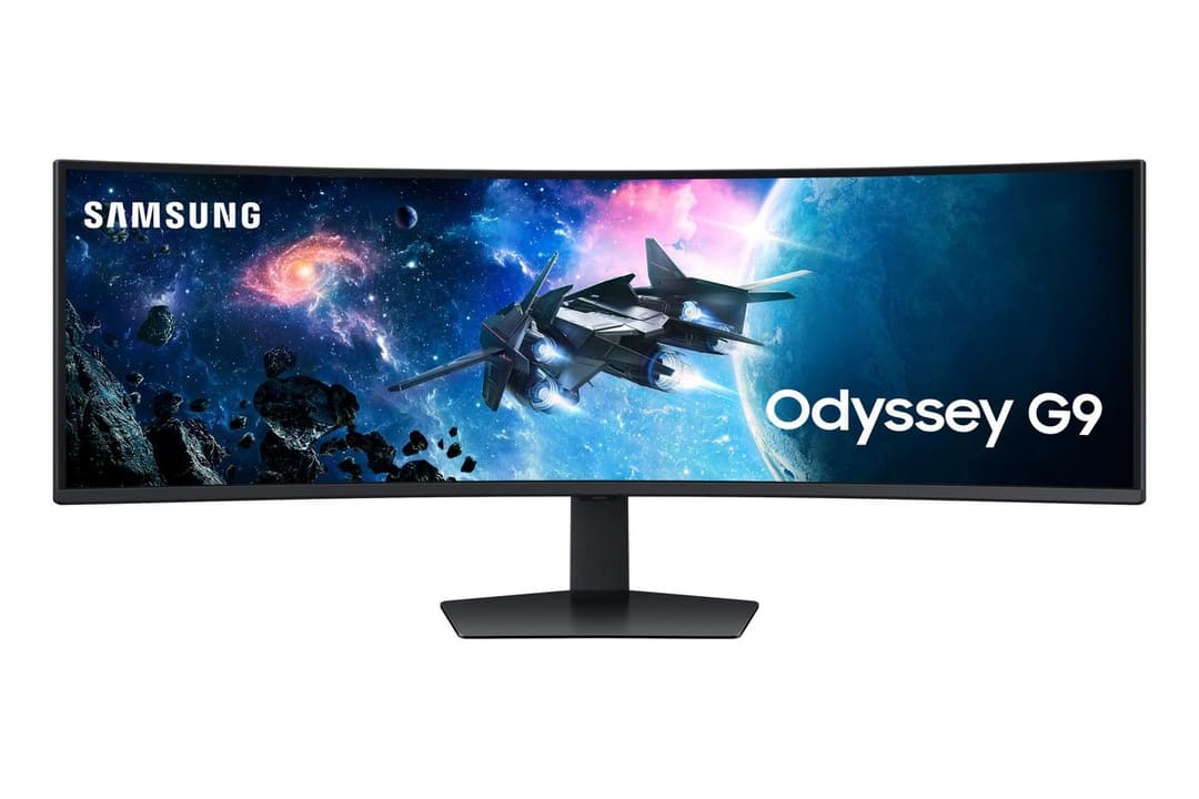 Samsung Odyssey G9 G95C 49" Dual QHD 5120x1440 240Hz Curved Gaming Monitor Black - Image 1