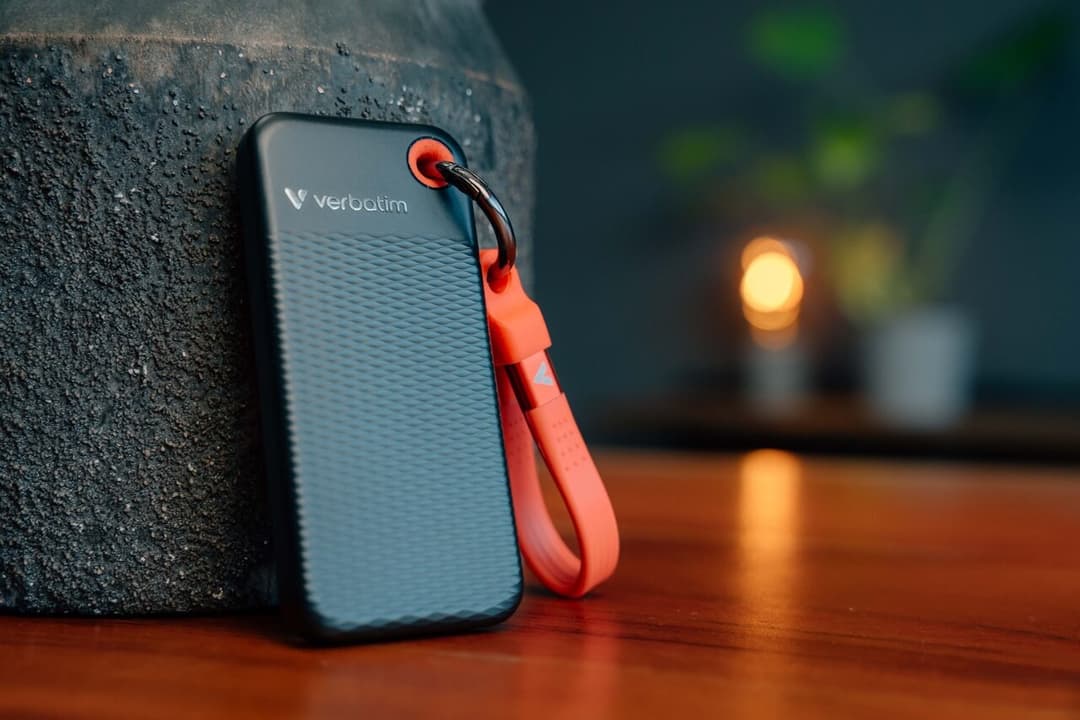 Verbatim Pocket SSD USB 3.2 Gen 2 256GB Black/Red - Image 4