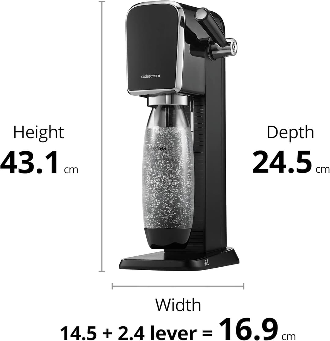 SodaStream Art Sparkling Water Maker Starter Kit White - Image 3