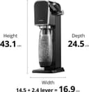 SodaStream Art Sparkling Water Maker Starter Kit White thumbnail 3