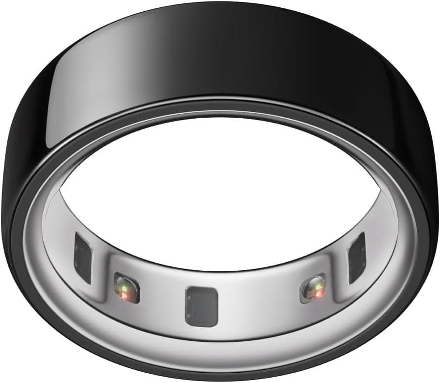 Oura Ring 4 Smart Ring - Black, Size 4