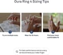 Oura Ring 4 Smart Ring - Black, Size 4 thumbnail 7