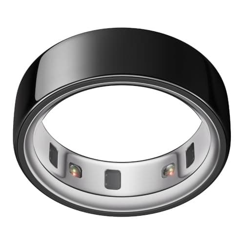 Oura Ring 4 Smart Ring - Black, Size 4 - Image 8