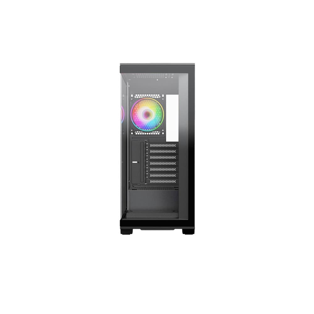 Vida Solus Black ARGB Tempered Glass ATX Gaming Case - Image 3