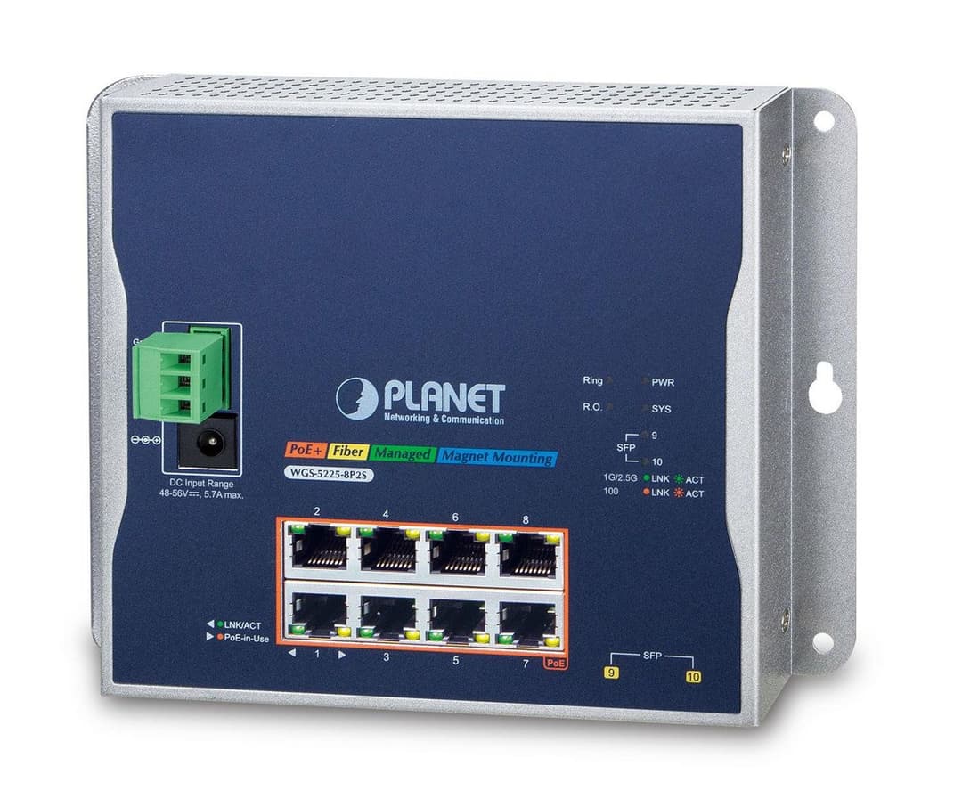 IP30, IPv6/IPv4, L2+ 8-Port - Image 1