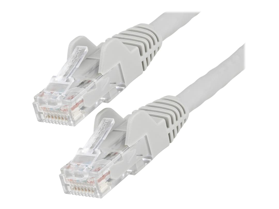 StarTech N6LPATCH CAT6 LSZH Snagless UTP Patch Cable 3m - Grey - Image 1