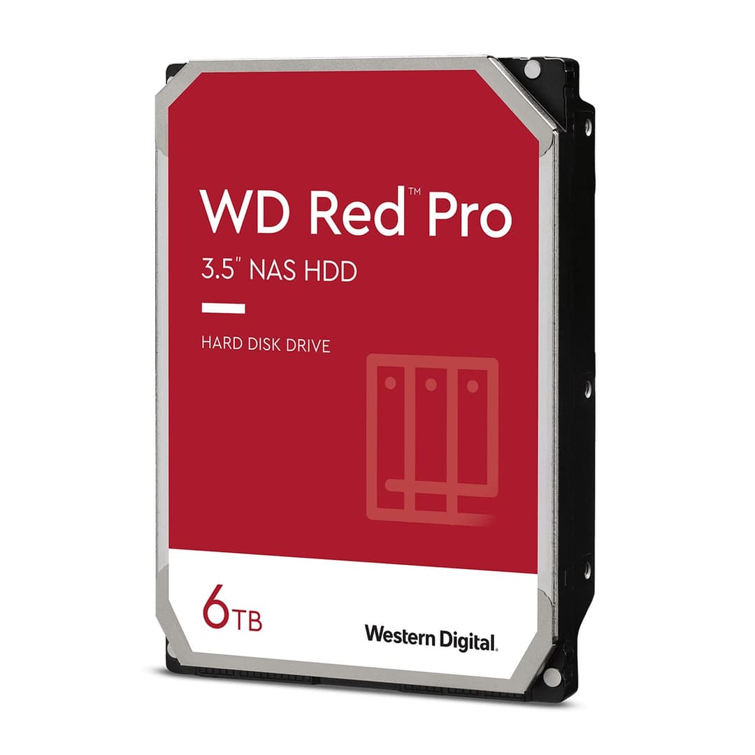 Western Digital Red Pro WD6005FFBX NAS internal hard drive 6 TB 7200 RPM 256 MB 3.5" Serial ATA III - Image 1