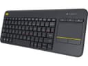 Logitech K400 Plus Wireless Touch Keyboard with Touchpad, US International QWERTY - Black thumbnail 1