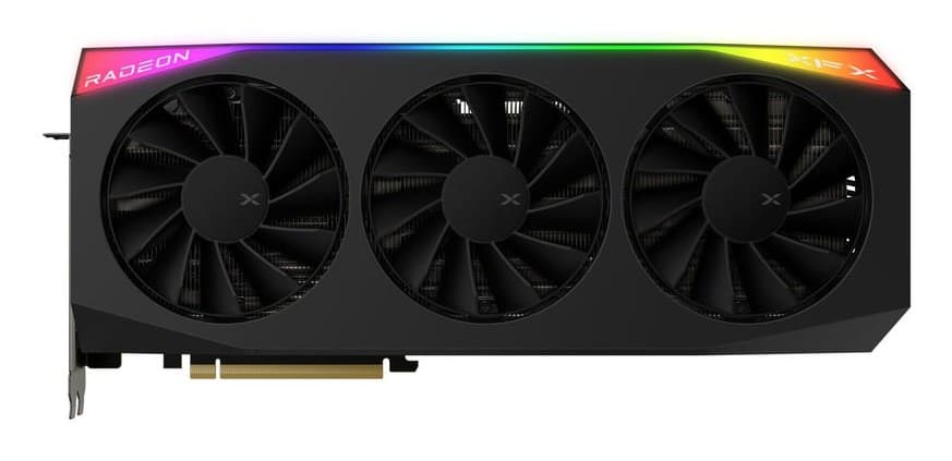 XFX Mercury AMD Radeon RX 9070 XT OC Gaming Edition RGB 16 GB GDDR6 Graphics Card - Black - Image 1