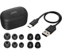 JVC Marshmallow HA-A25T Wireless Bluetooth Noise-Cancelling Earbuds - Black thumbnail 2