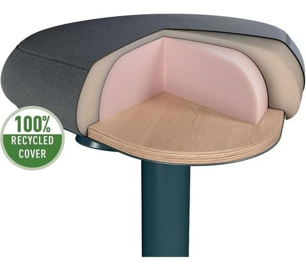 LEITZ Ergo Active Sit-Stand Stool - Dark Grey - Image 3