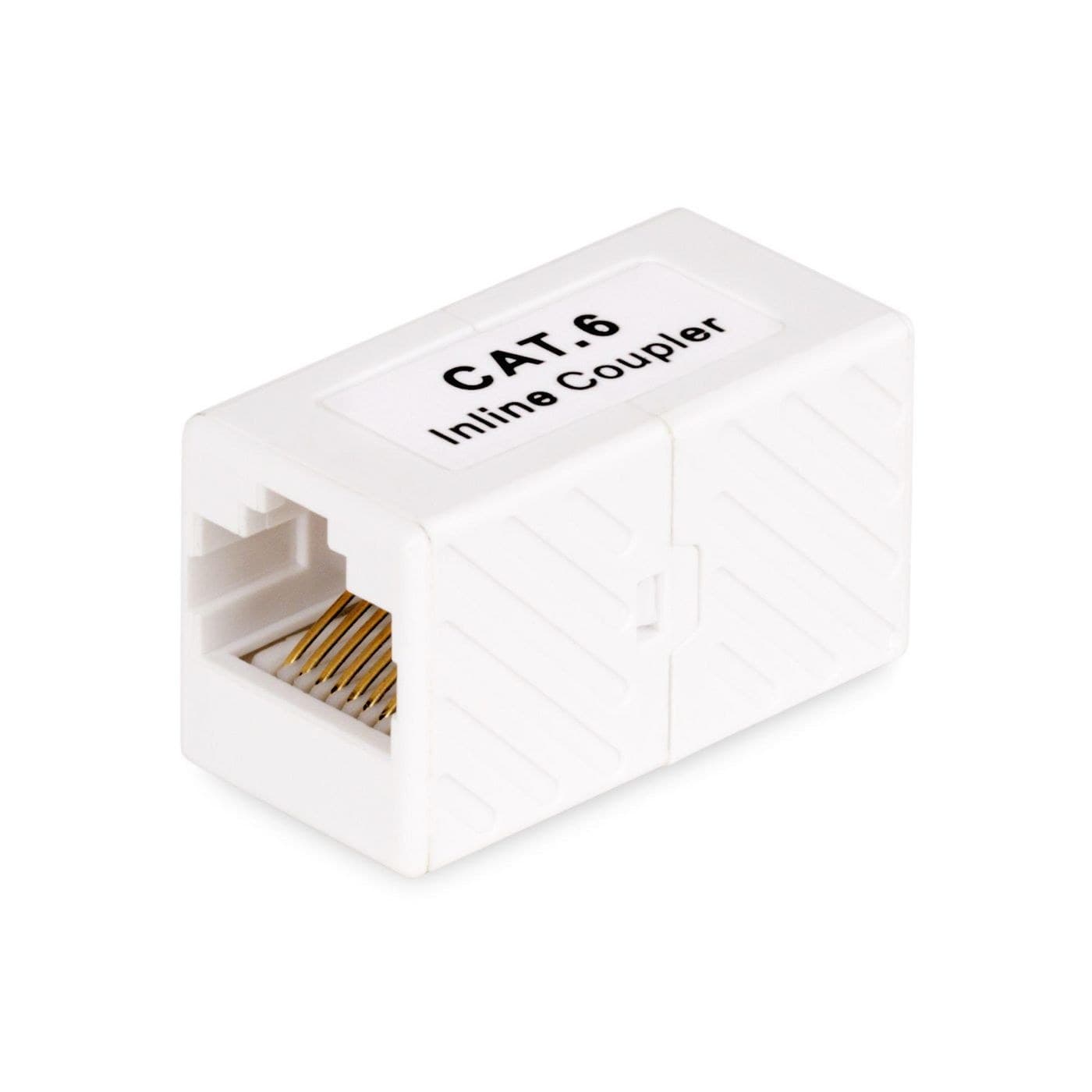 StarTech.com IN-CAT6-COUPLER-U5 RJ45 Cat6 Inline Coupler 5-Pack, Female to Female (F/F) T568B, Unshielded, White