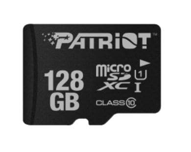 Patriot Memory LX Series 128GB microSDXC UHS-I U1 Class 10 Memory Card (PSF128GMDC10)