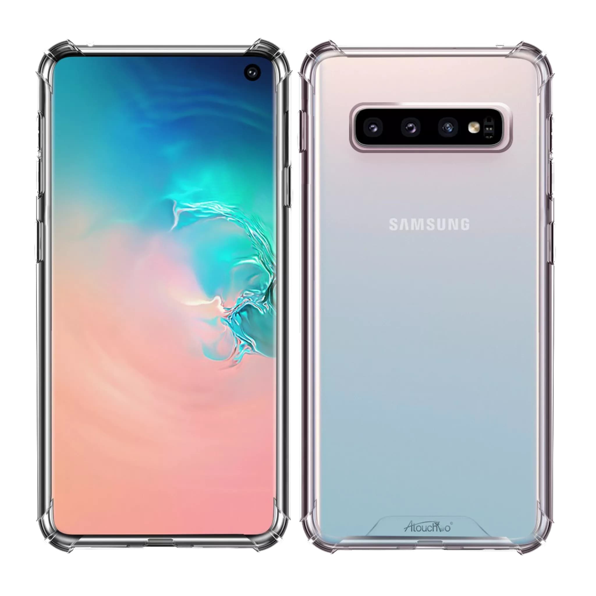 Atouchbo King Kong Case For Samsung Galaxy S10 Clear Shockproof Armour Case