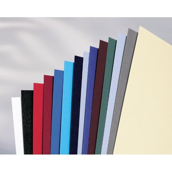 GBC Binding Covers LeatherGrain A4 250gsm - Image 1