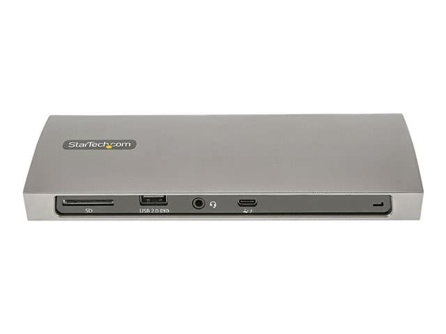 StarTech.com TB4CDOCKUE Thunderbolt 4 Dock 96W Power Delivery, Single 8K/Dual 4K 60Hz, 3x Thunderbolt 4/USB4, 4x USB-A, SD Card Reader, Gigabit Ethernet - Black/Grey - Image 2