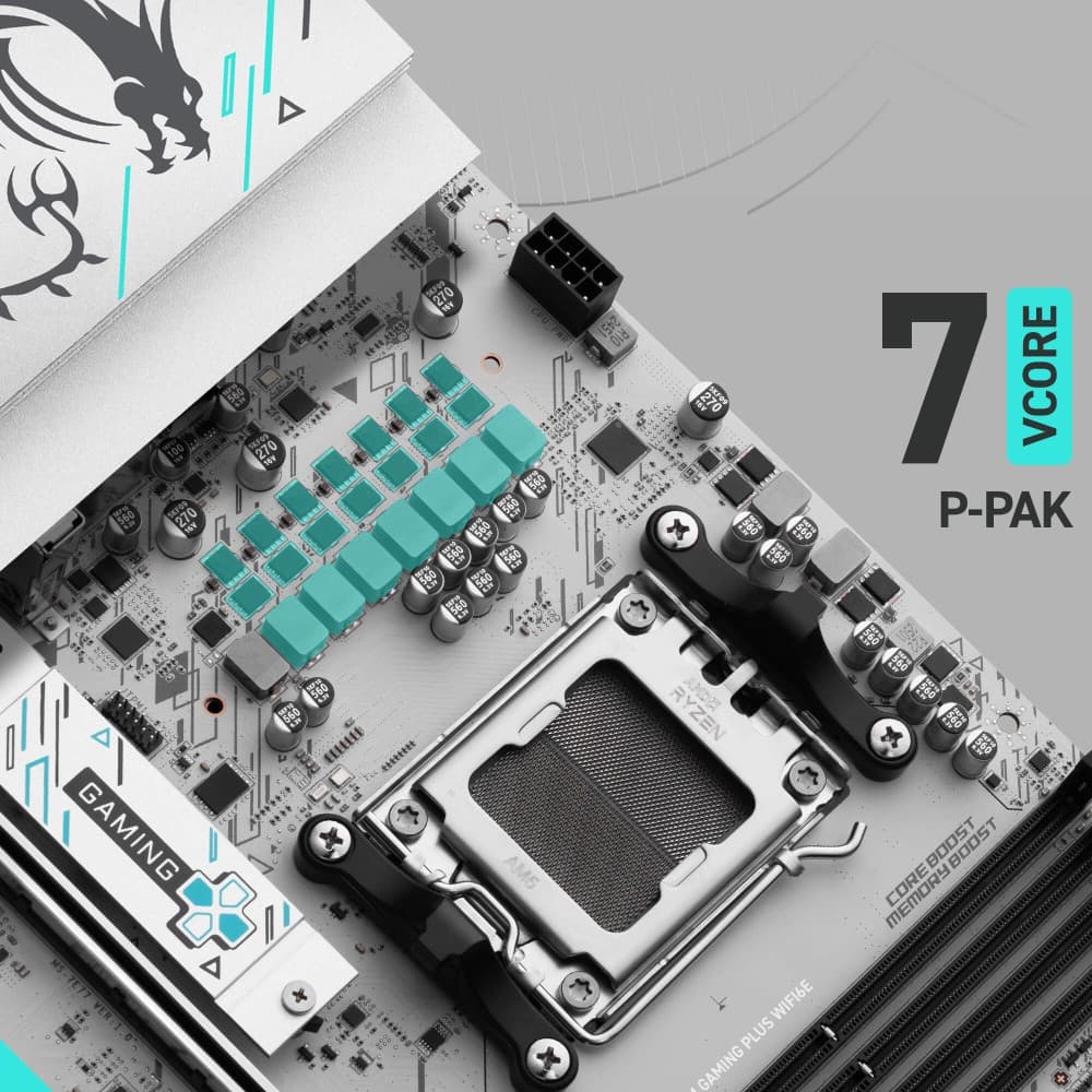 MSI B840M GAMING PLUS WIFI6E micro ATX AMD Socket AM5 Motherboard - Image 5